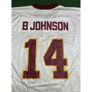 Vintage Washington Redskins Brad Johnson #14 Football Jersey Mens‎ Large White